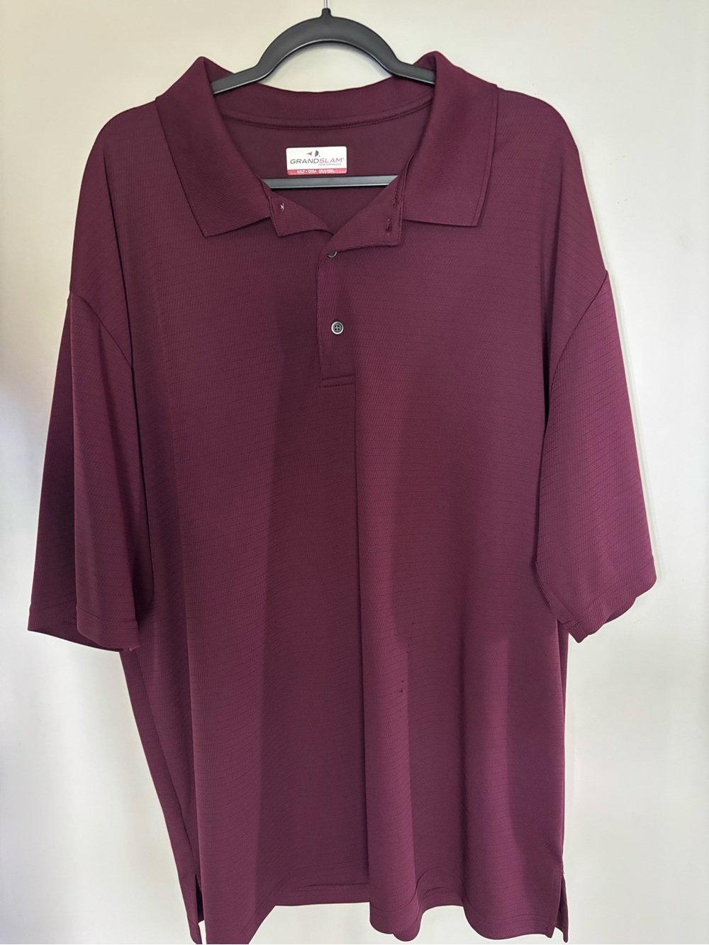 Grand Slam Men's Polo Shirt - Wine